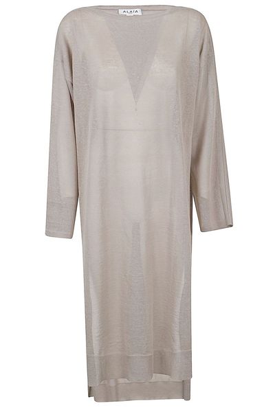 Alaïa Knitted Kaftan Dress