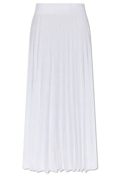 Balmain Pleated Sequin Skirt