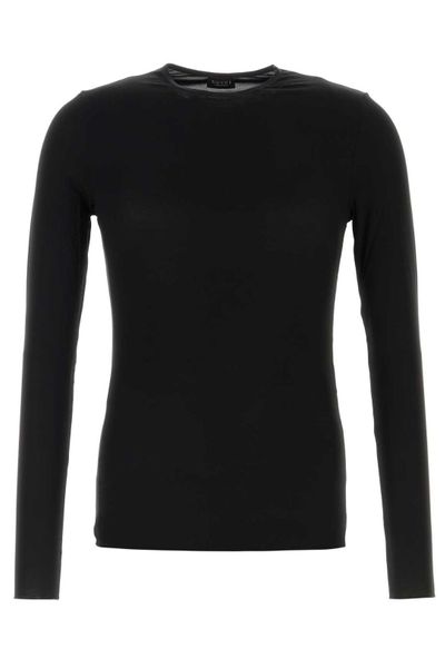Gucci Long Sleeved Crewneck Knitted T-Shirt