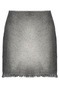 Avant Toi Fringed Mini Skirt