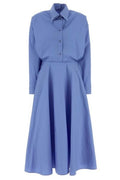 Balenciaga Long Poplin Dress
