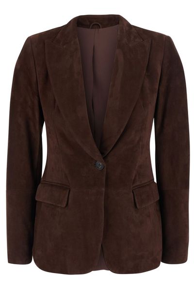 Brunello Cucinelli Single Breasted Long Sleeved Jacket