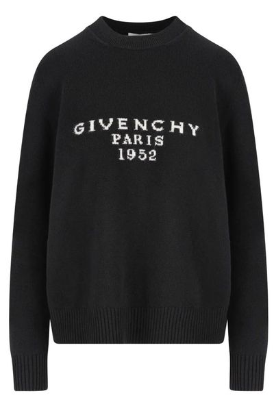 Givenchy Logo Intarsia Knit Jumper