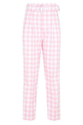 Prada Checked Belted Trousers