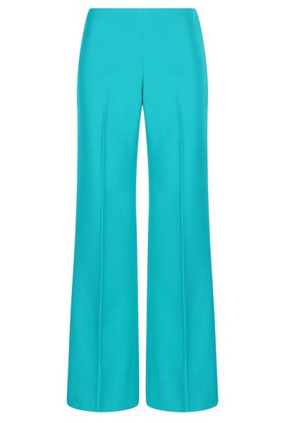 Fendi Logo Embroidered Flared Trousers