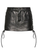 Balenciaga Lace-Up Mini Skirt
