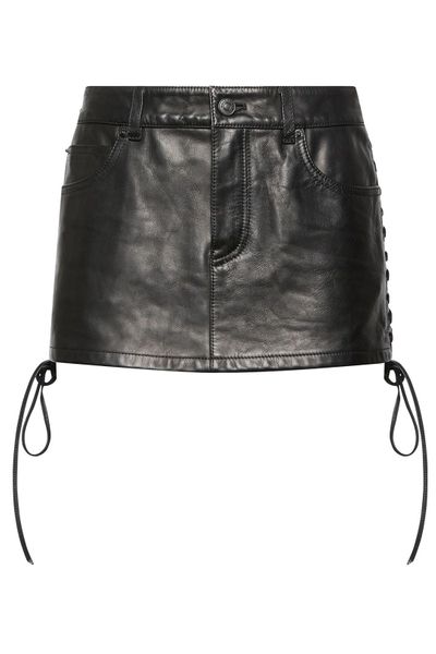 Balenciaga Lace-Up Mini Skirt