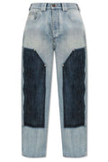Balenciaga Panelled Vintage Effect Jeans