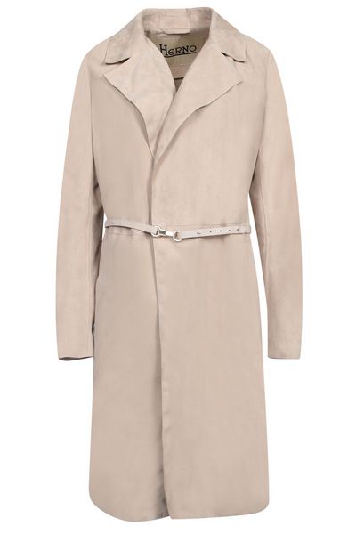 Herno Long Sleeved Belted Coat