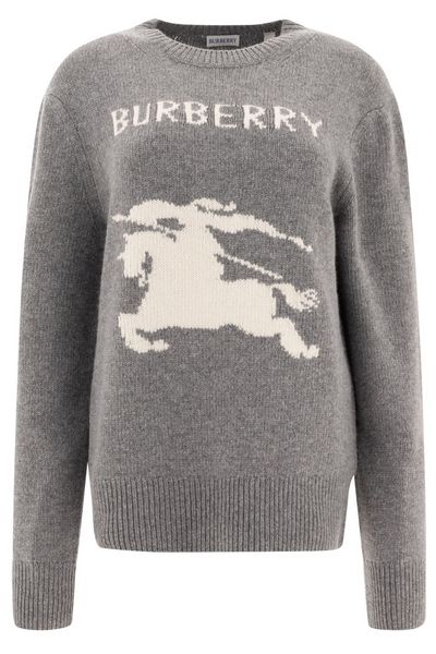 Burberry EKD Intarsia-Knit Crewneck Jumper