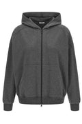 Brunello Cucinelli Shiny Trims Zip Hoodie
