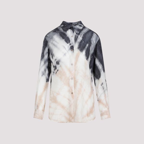 Gabriela Hearst Tie-Dye Button-Up Shirt