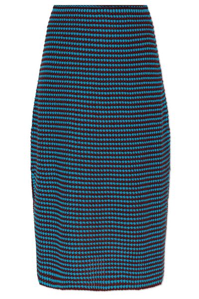 Alaïa Crochet Knitted Skirt