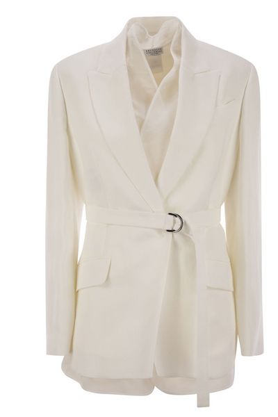 Brunello Cucinelli Belted Waist Jacket