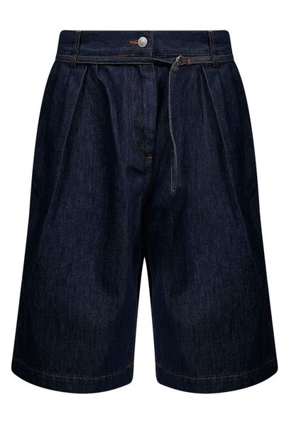 Dries Van Noten Belted Denim Shorts