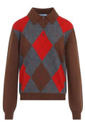 Prada Argyle Knitted Jumper
