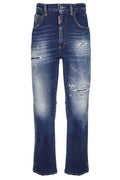 Dsquared2 High-Waisted Distressed Flared Jeans