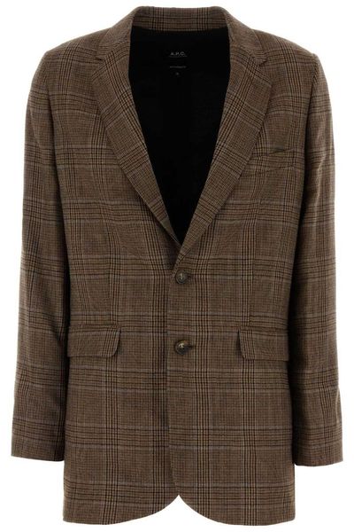 A.P.C. Annie Checked Blazer