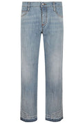 Ermanno Scervino Embroidered Straight-Leg Jeans