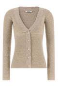 Max Mara Mxmgioiosa V-Neck Ribbed Cardigan
