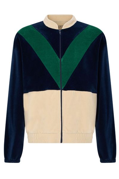 Valentino Chevron Zip Sweatshirt