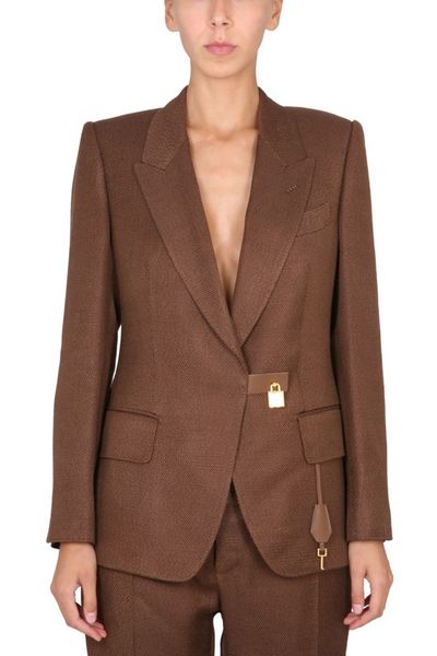 Tom Ford Padlock Single-Breasted Blazer