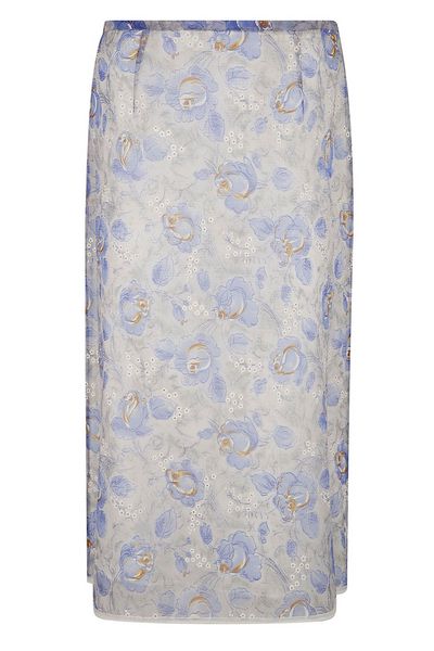 Prada All-Over Patterned Skirt