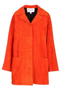 Alaïa Trapeze Suede Coat