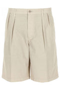 Aspesi Pleated Cotton Shorts