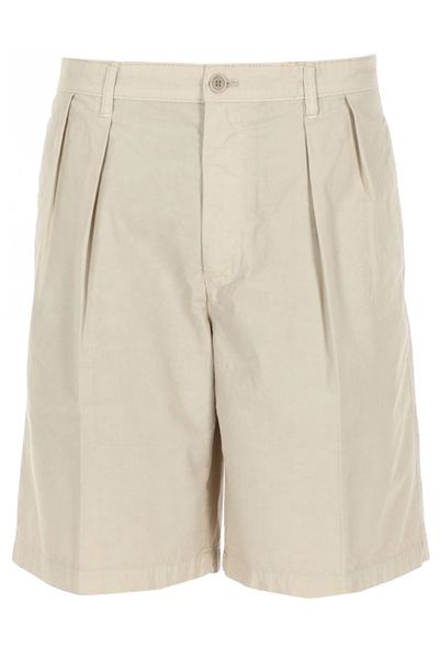 Aspesi Pleated Cotton Shorts