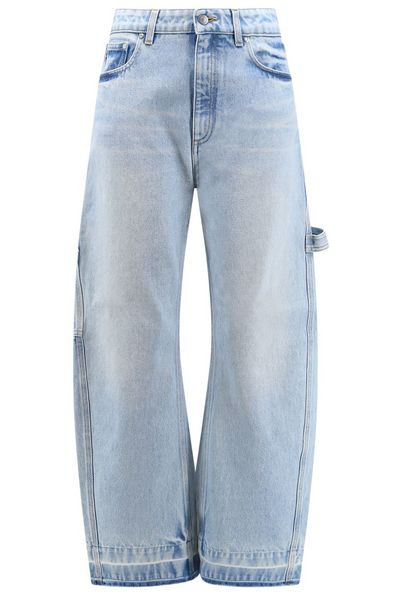 Stella McCartney Logo Patch Straight-Leg Jeans