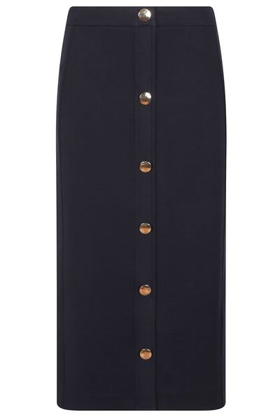 'S Max Mara Button-Up Midi Skirt