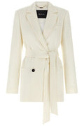 Kiton Belted Double-Breasted Blazer