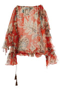 Etro Ruffled Printed Top