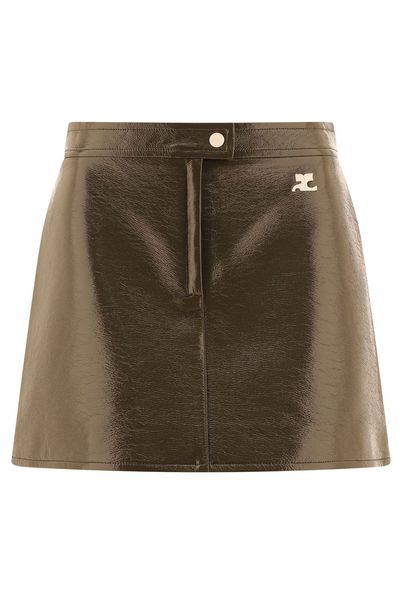 Courrèges Vinyl Mini Skirt