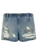 MM6 Maison Margiela Distressed Denim Shorts