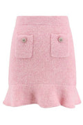 Self-Portrait Embellished Flared Skirt