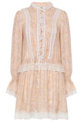 Chloé Fluid Puff-Sleeved Mini Dress