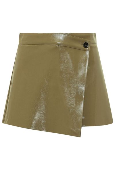 MSGM Button Detailed Bermuda Shorts