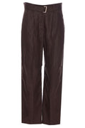 Brunello Cucinelli Belted Straight-Leg Trousers