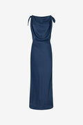 Roberto Cavalli Snake Printed Long Dress