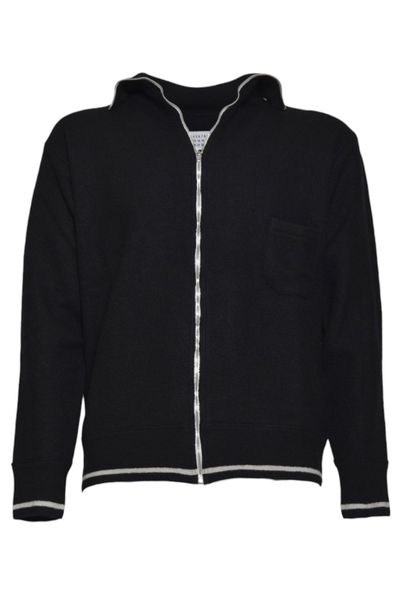 Maison Margiela Long Sleeve High-Neck Cardigan
