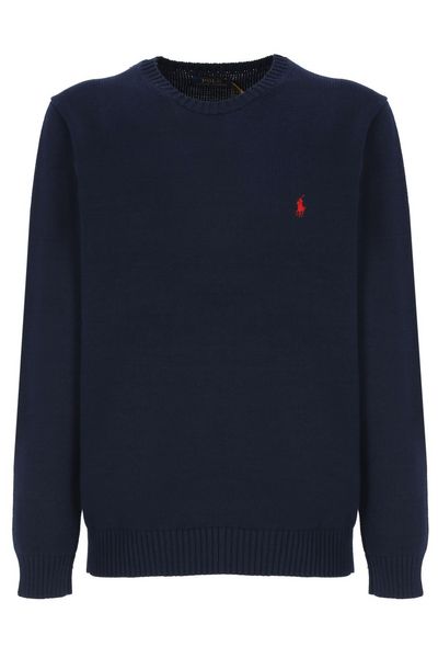 Polo Ralph Lauren Logo Embroidered Crewneck Jumper