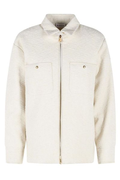 Moncler Zip-Up Padded Shirt Jacket