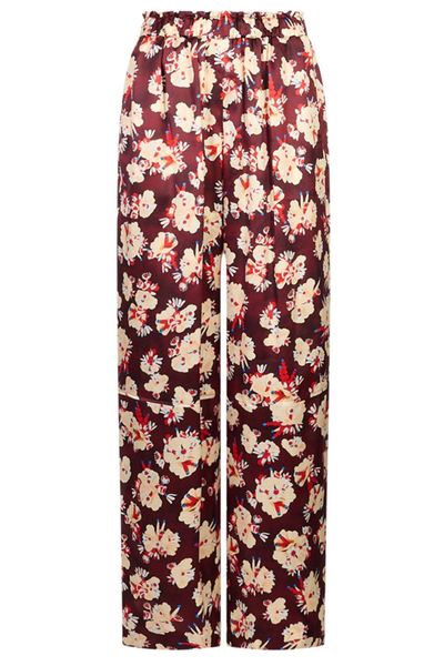 Rabanne Floral-Patterned Straight Leg Trousers