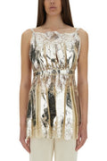 Rabanne Lace Detailed Strapped Top