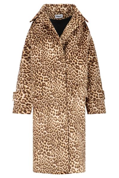 Duran Lantink Oversized Leopard Print Coat