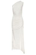 Alex Perry One-Shoulder Ruched Dress