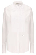 Fendi Long Sleeved Slim-Fit Poplin Shirt