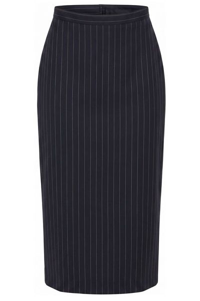 Givenchy Striped Midi Skirt